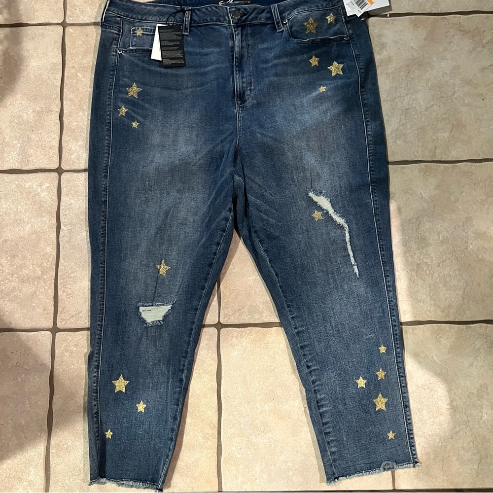 Seven7 High Rise Skinny Ankle Limited Edition Jeans Size 24W NWT - Picture 9 of 15